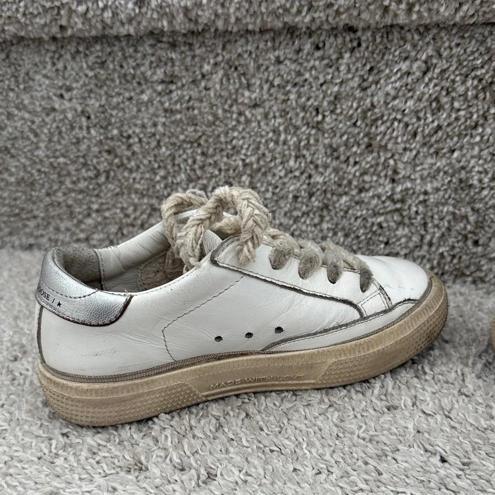 Golden Goose May Young with fuchsia glitter star and metallic leather heel tab - Picture 6 of 12
